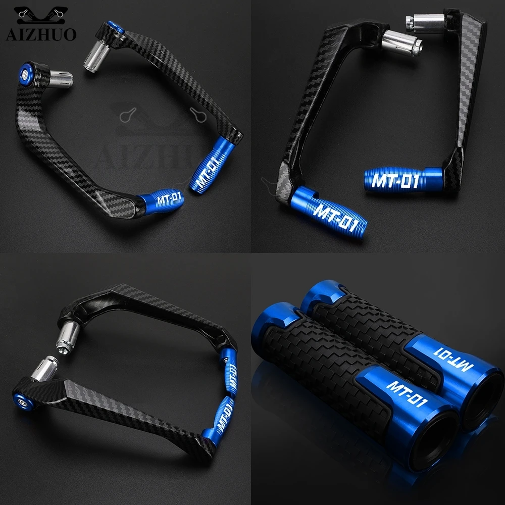 

FOR YAMAHA MT01 MT 01 MT-01 2004-2025 2024 2023 2022 Motorcycle Handlebar Grips Brake Clutch Levers Guard Protector Handguard
