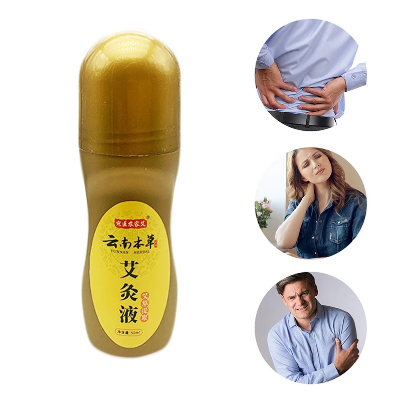 50ml Analgesic Roll-on Gel Muscle Sprain Back Pain Relief Liquid Rheumatoid Arthritis Roller Periostitis Anti Swelling Dressing