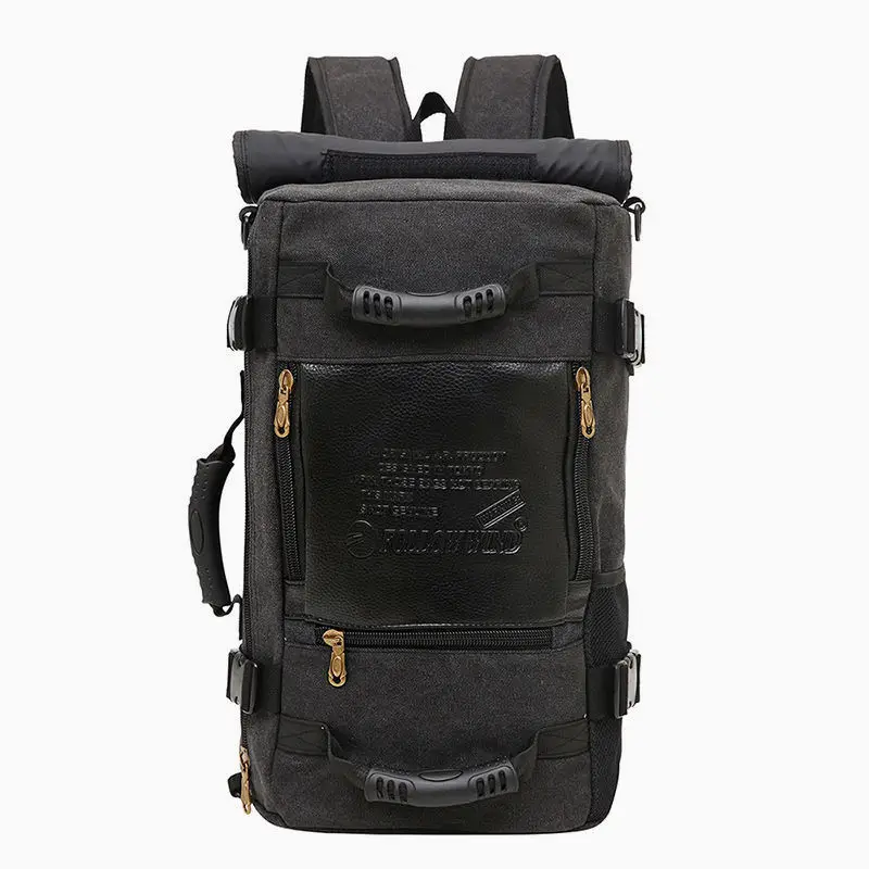 New Large Capacity Canvas Backpack For Men Travel Rucksack Fashion Shoulder Handbag Outdoor Travel Bag Male Rugzak Luggage Bag