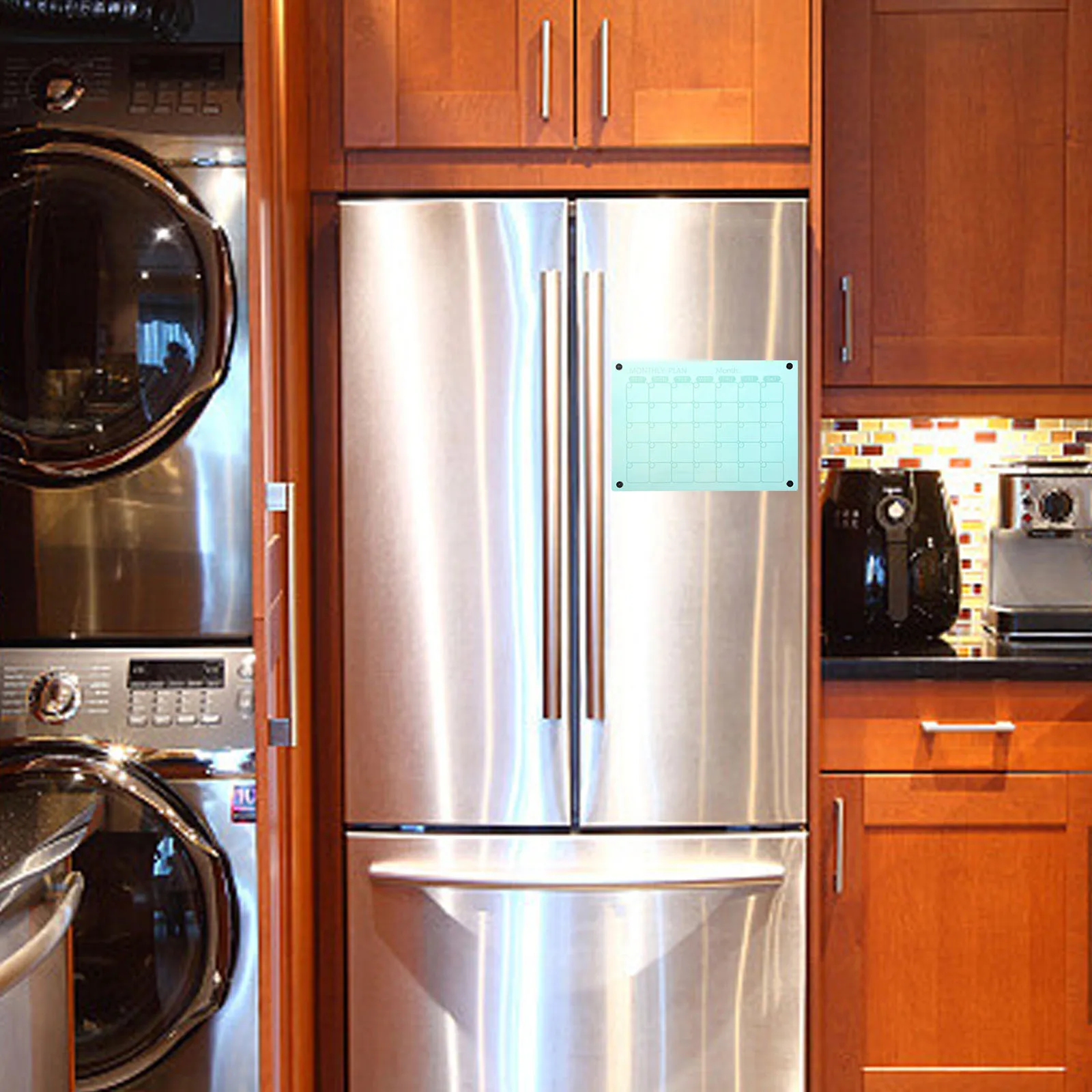 

Magnetic Whiteboard Dry Erase Fridge Calendar Planner Office Home Kitchen Wall Mountable Acrylic Monthly Schedule for Metal