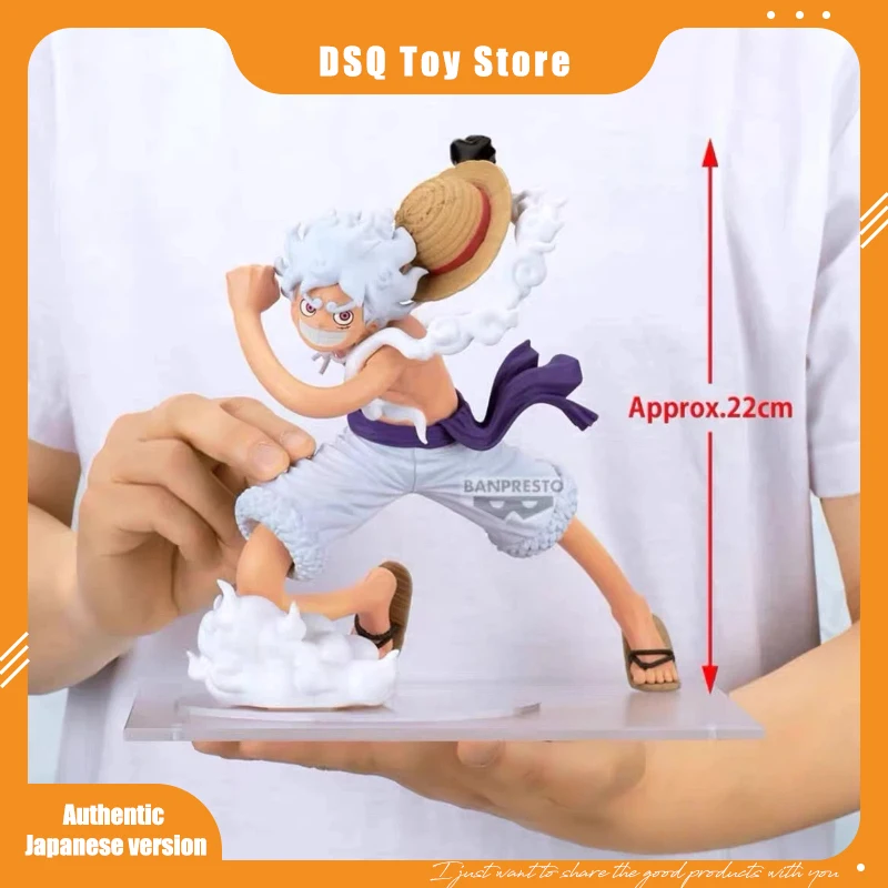 

One Piece Grandista Japanese Version Authentic Glasses Factory Monkey D Luffy 5th Gear 2 Nikka Figure Toy Ornaments