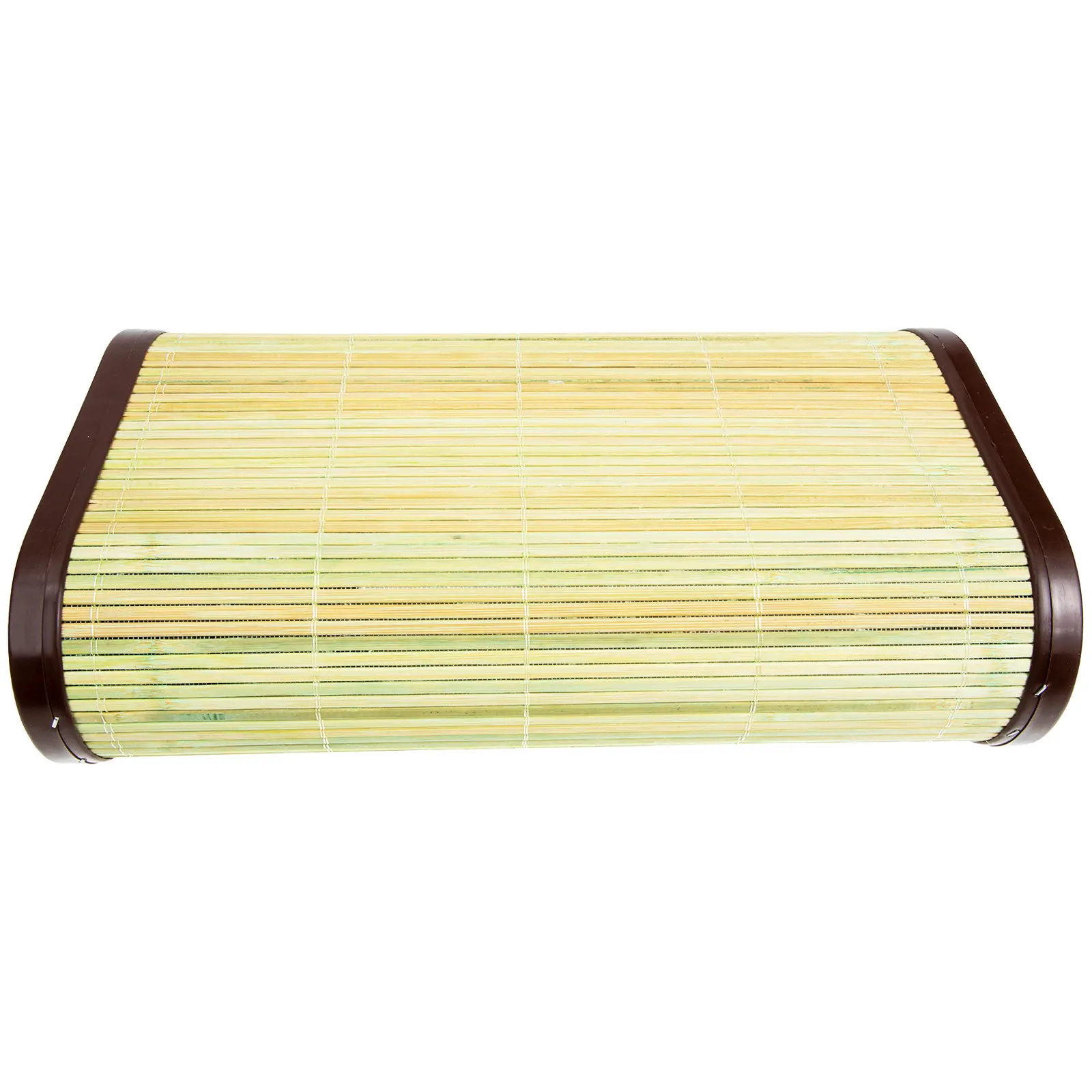 Bamboo Pillow for Neck Support – Breathable Woven Bamboo Cooling Ergonomic Rest Pillow for Steam Room & Massage