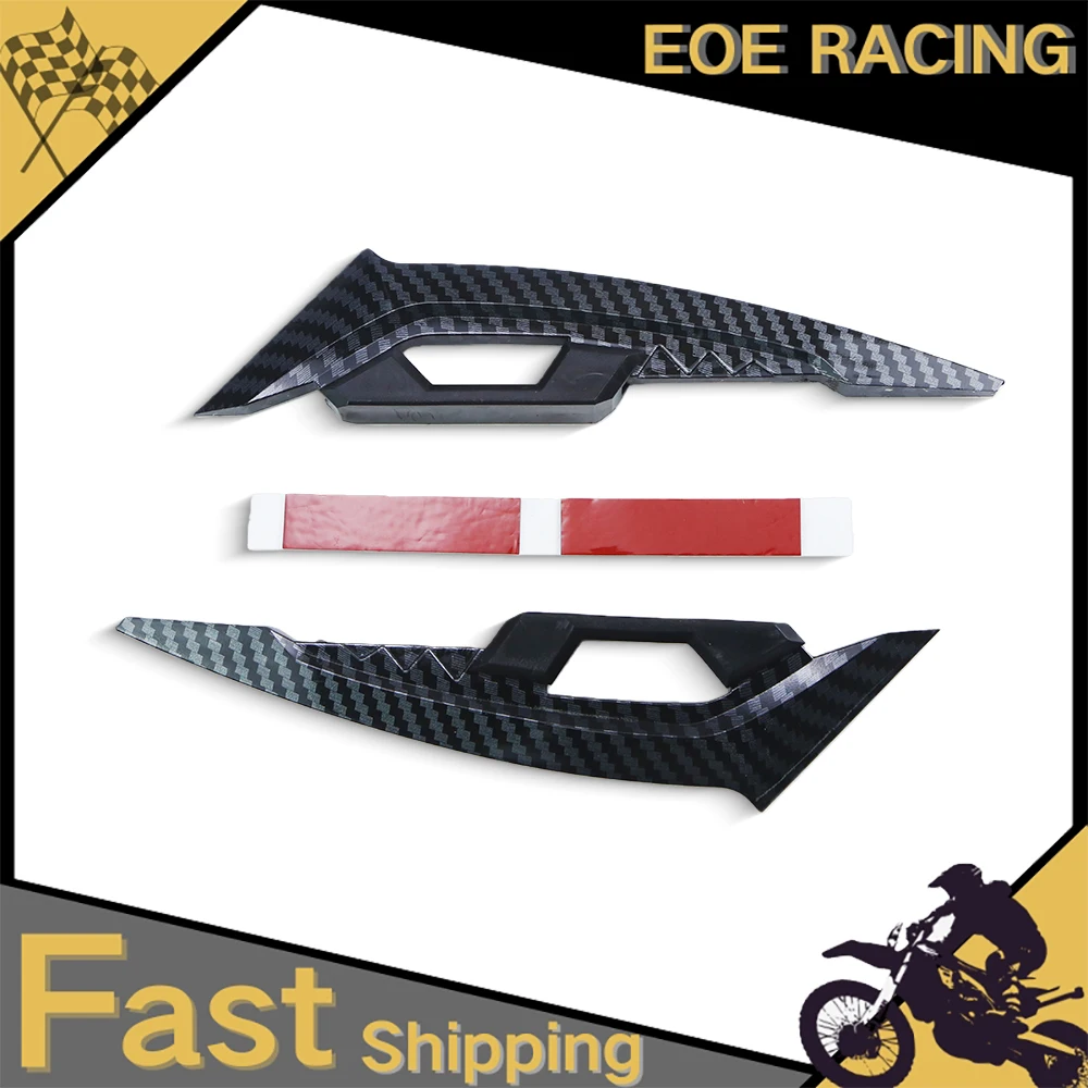 For Motorcycle E Bike Scooter 1 Pair Universal Winglet Aerodynamic Spoiler Dynamic Wing Decoration Accessories