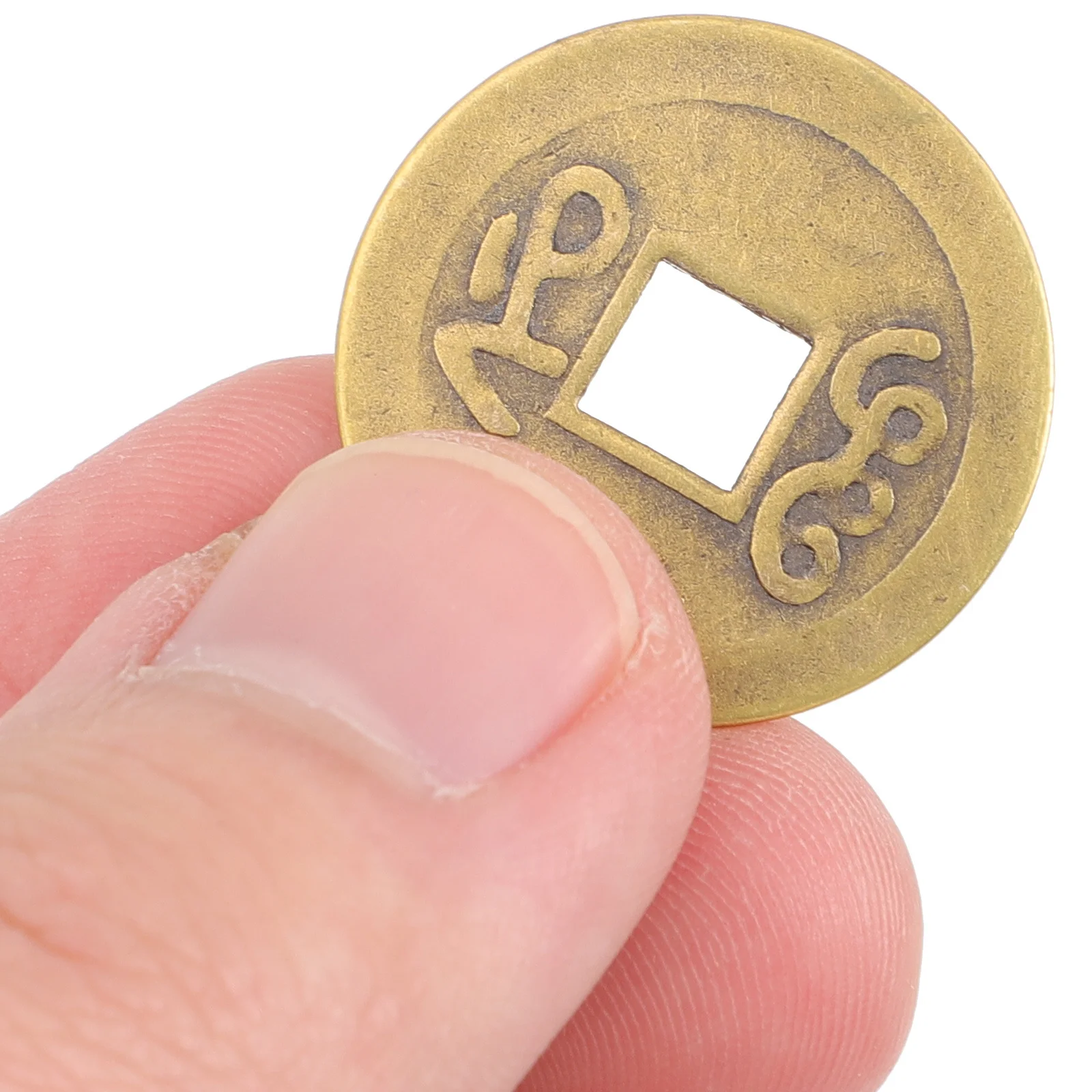 

1 set 1 Set Bamboo Divination Bucket Copper Coins Chinese Fortune Telling Game Prop Kit For Temple Divination Game Bucket Props