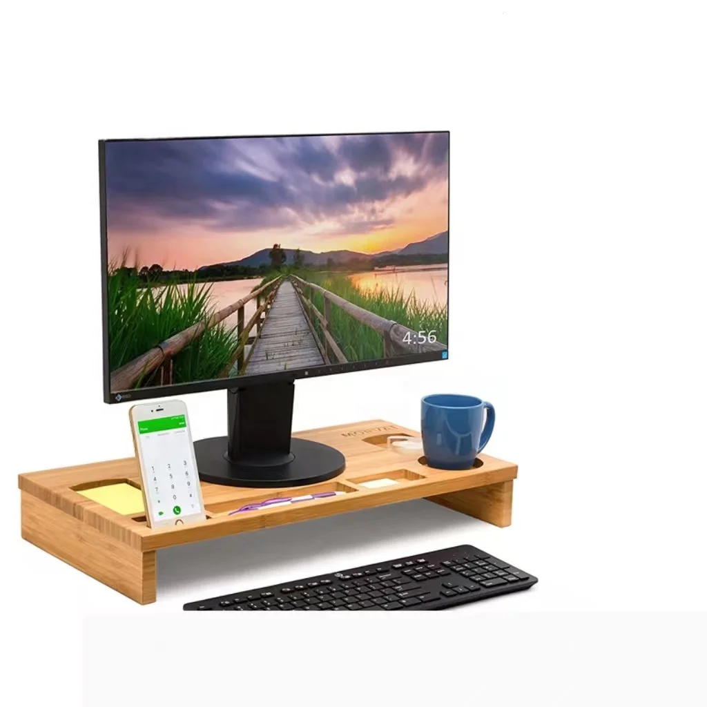 Desktop Computer Monitor Heightening Stand Screen Cushion Heightening Base Stand Office Desktop Storage Stand