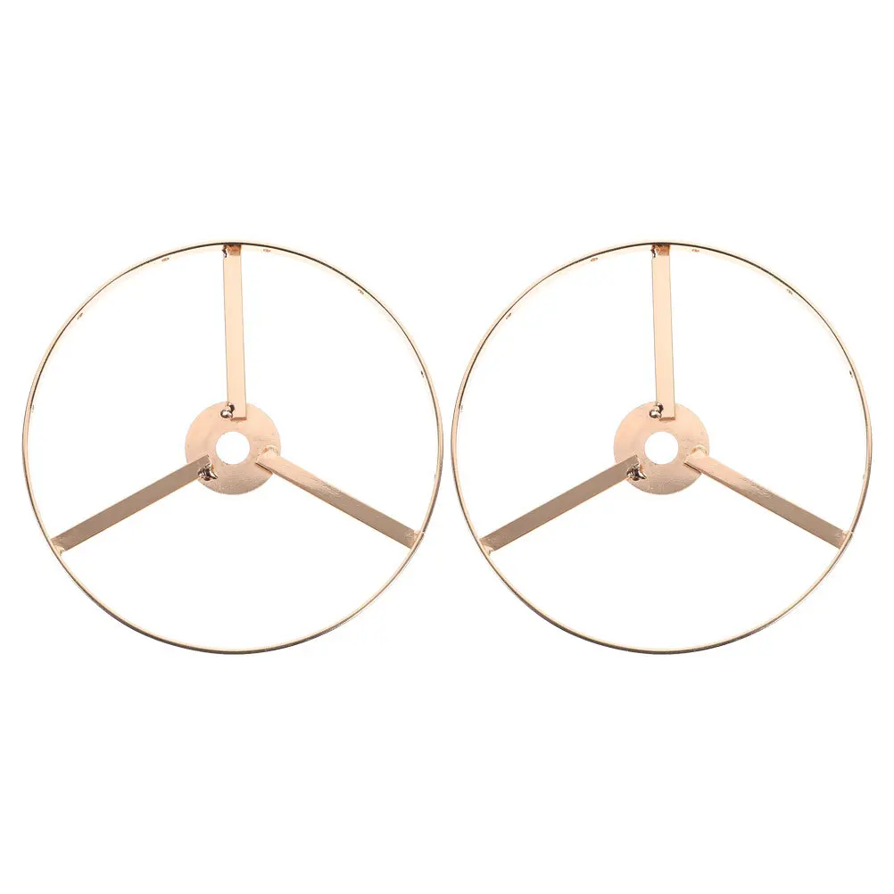 

2 шт. рамка абажура железное кольцо 13 см E27 круглый держатель провода Diy подвесной абажур запасные части прочная металлическая опора для