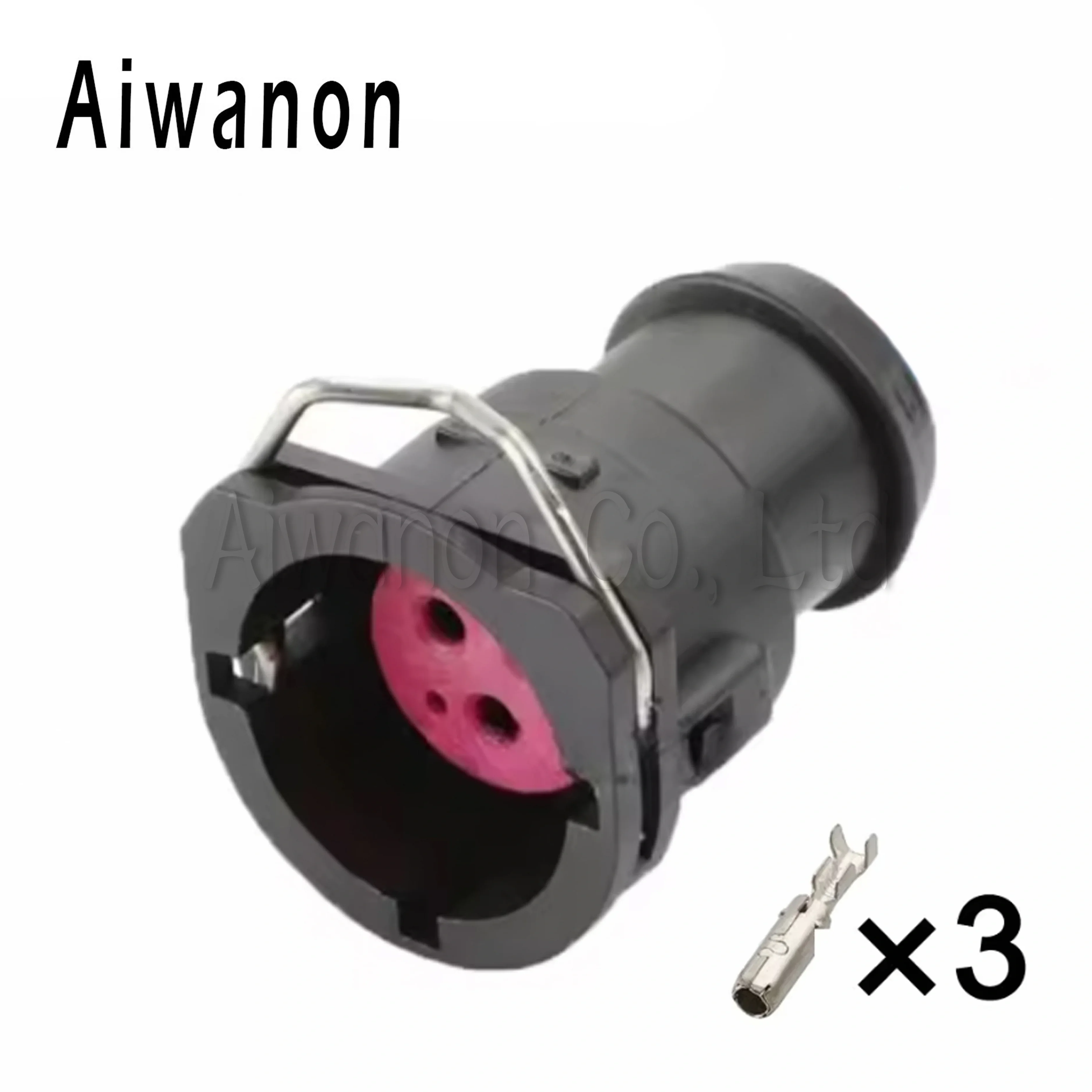 1 Set 3 Pin Auto Waterproof Electronic Connector Engine Female Plug Wire Harness Plug 443971920 443972921E