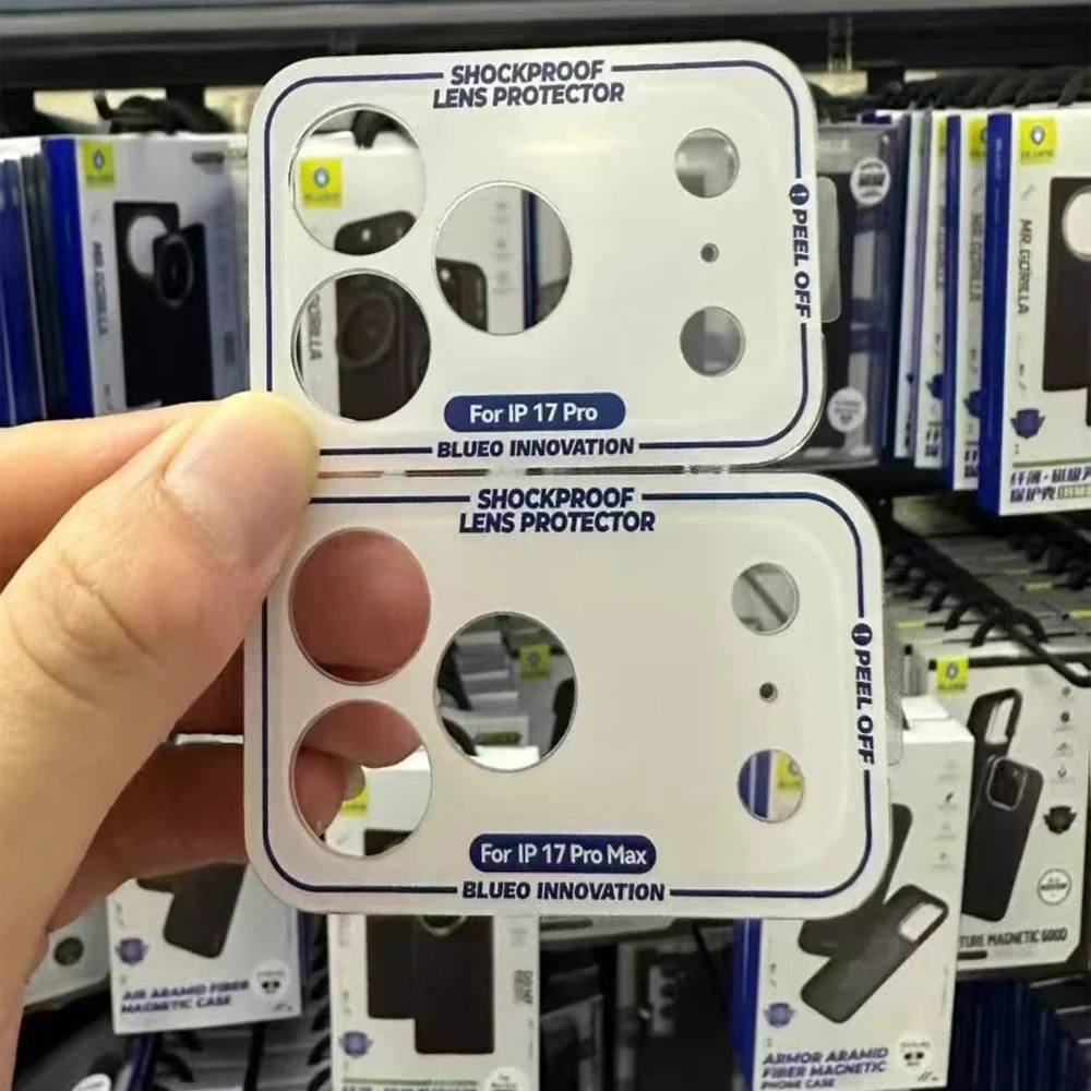 Blueo For 17 pro max invisible Shock Resistant Lens Module Protection Film,Tempered Glass Cover For iphone 17 pro,Anti-scratch