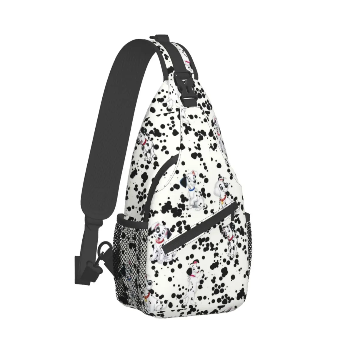 101 Puppies Dalmatian Dog Bust Diagonal Bags Accessories Street For Men Woman Dumpling Bags