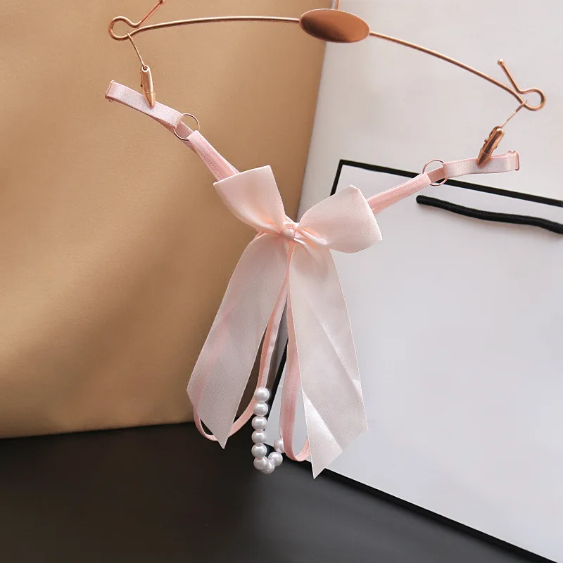 Guuoat-女性のための真珠のニッカーズを持つセクシーなひも、中空アウト、弓のネクタイ、調整可能なブタンお尻、情熱のエロティックなパンティー、ポルノナウティビキニセット、2024