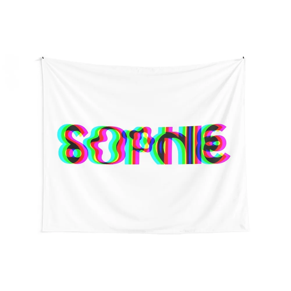 SOPHIE XEON CYMK RGB LOGO Tapestry Aesthetic Room Decors Decoration Bedroom House Decor Wall Decoration Tapestry