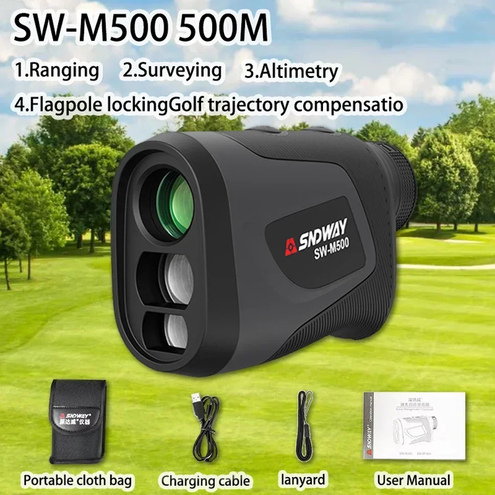 2026 SW-M500/700/1000 Golf-Laser-Entfernungsmesser mit wiederaufladbarem Akku, Steigungsmessung und Flaggen-Pole-Lock-Vibration für Golf – Detail 16
