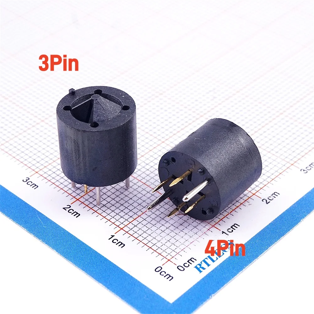 Imagem -06 - Queimar no Soquete Pólos Para18 Pinos Ouro Chapeado Transistor de Diodo Envelhecimento Leva Forma Circular 10 Peças