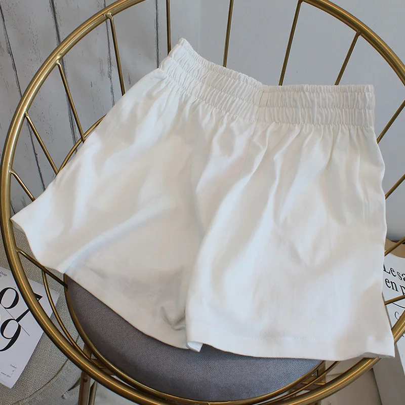 Neue Damen Sommer Casual Sport-Shorts Hochgeschnittene Schlankmachende Hot Pants für Studentinnen Strand-Shorts Damen Freizeithosen – Detail 12