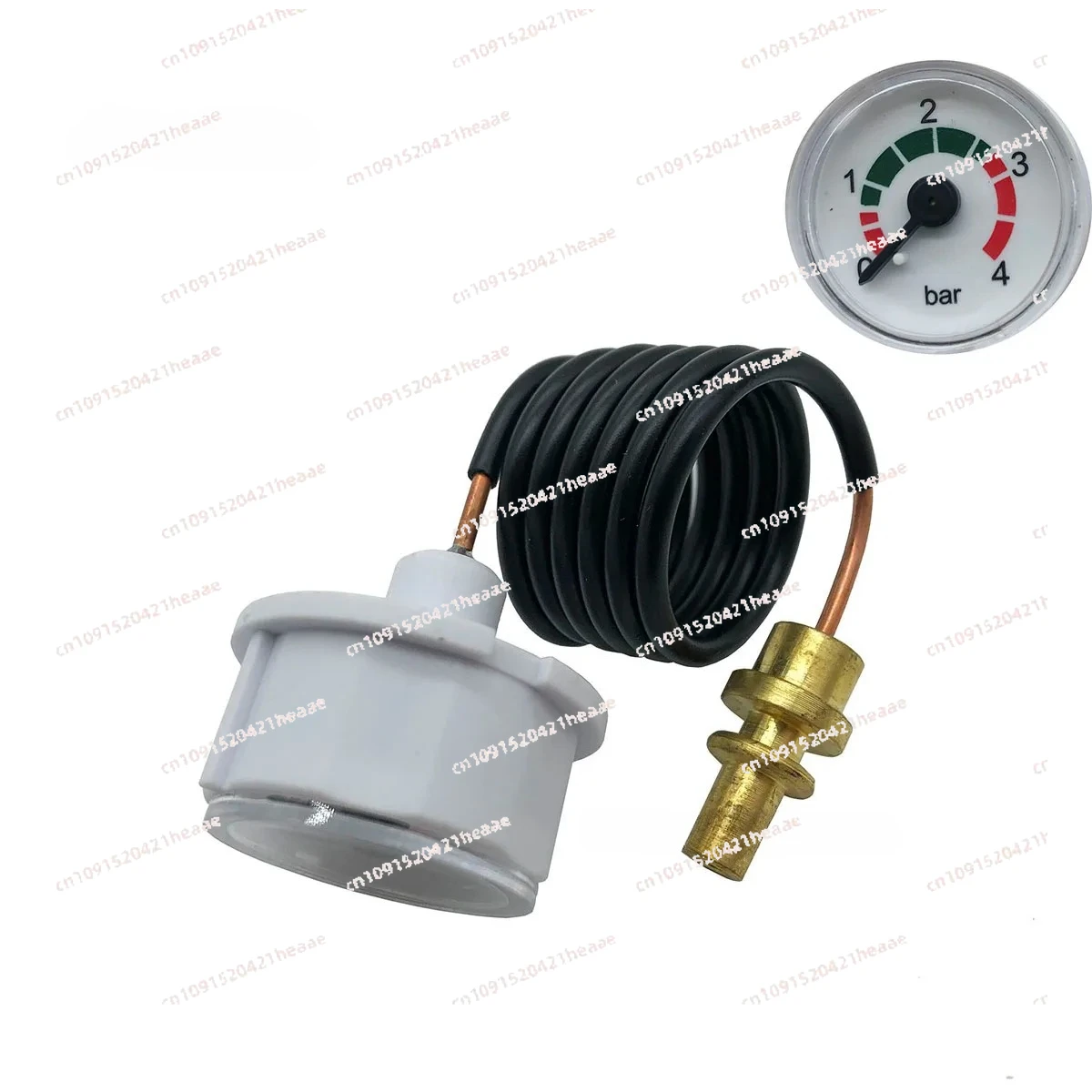 

Suitable for Gas Boilers Parts Pressure Gauge Capillary Steam Pressure Gauge For Gas Boilers Replacement