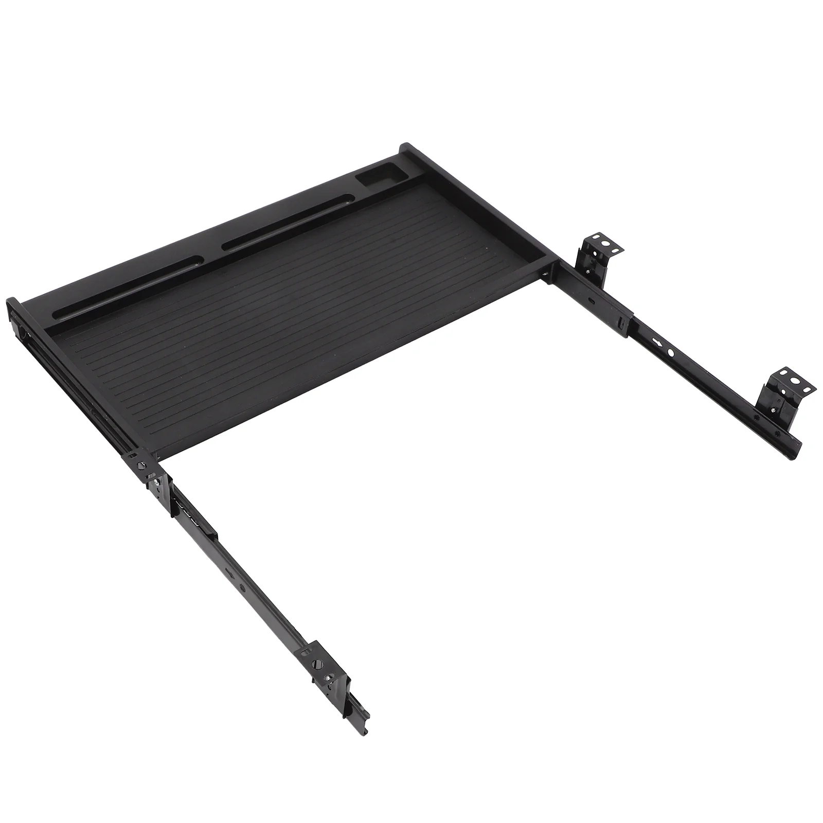 Imagem -06 - Suporte Deslizante Preto para Escritório Teclado Monitor Bandeja Gaveta sob Desk Mount Mesa Balcão 5150x270 cm 350cm