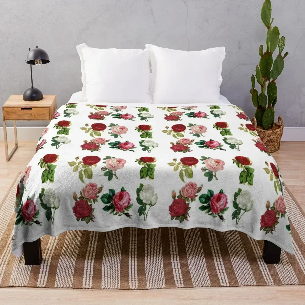 

Rose Throw Blanket Ultra Plush Cozy Blanket for Napping Sleeping