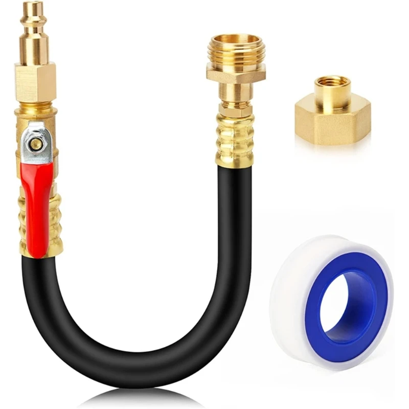 Conjunto mangueira com inverno para carro recreativo desligado para trailer viagem