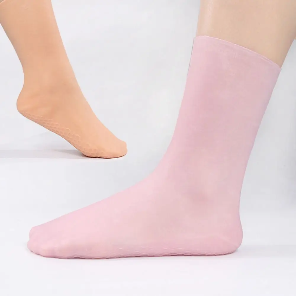 SEBS Silicone Silicone Moisturizing Socks Anti Cracking Soft and Comfortable Anti Cracking Socks For Foot Protection Small/Large