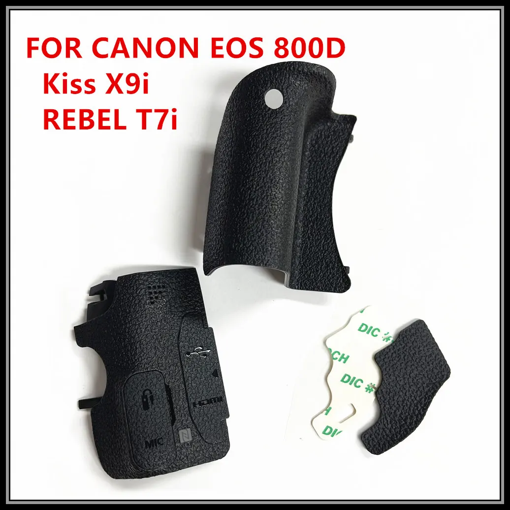 NEW Original For CANON EOS 800D Kiss X9i  REBEL T7i Body Rubber COVER GRIP I/F TERMINAL BACK SLR Camera Parts