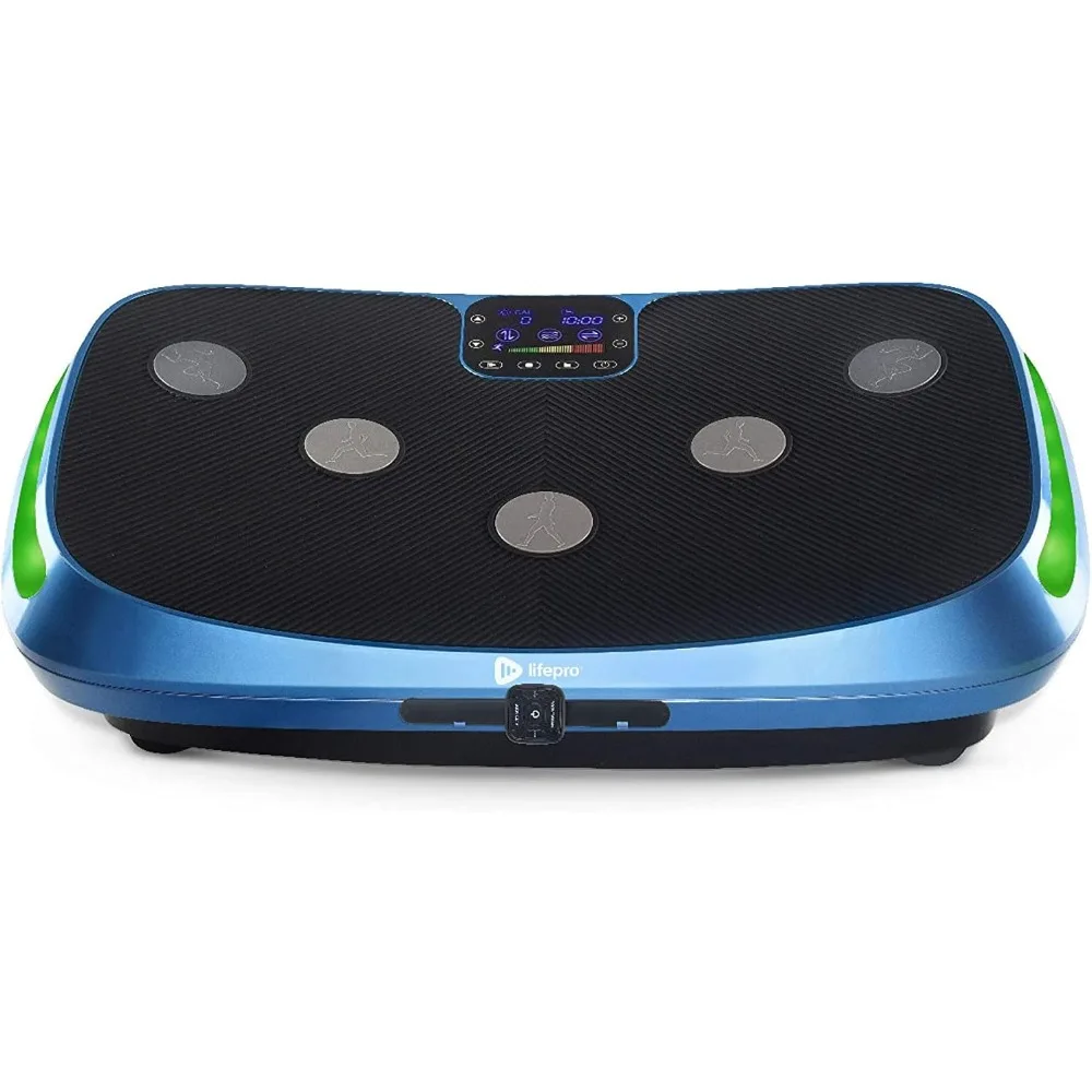 4D Vibration Plate Exercise Machine - Triple Motor Oscillation, Linear, Pulsation + 3D/4D Vibration Platform