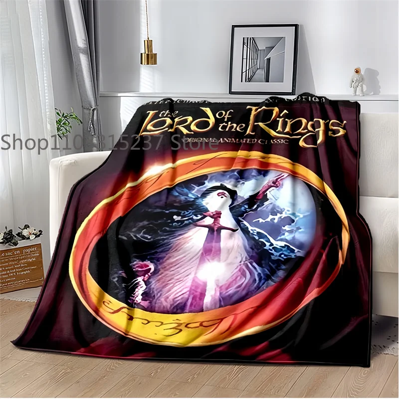 TheLL- Lord Of The R-Rings Blankets,Soft Warm Throw Blanket,for Bathroom Bedroom Living Room Sofa Bed Car and Bathroom