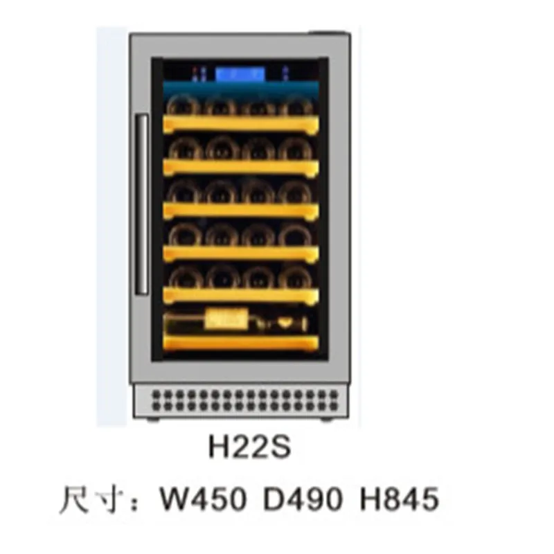 Household constant temperature wine cabinet Small refrigerated single temperature compressor wine display wine refrigerator