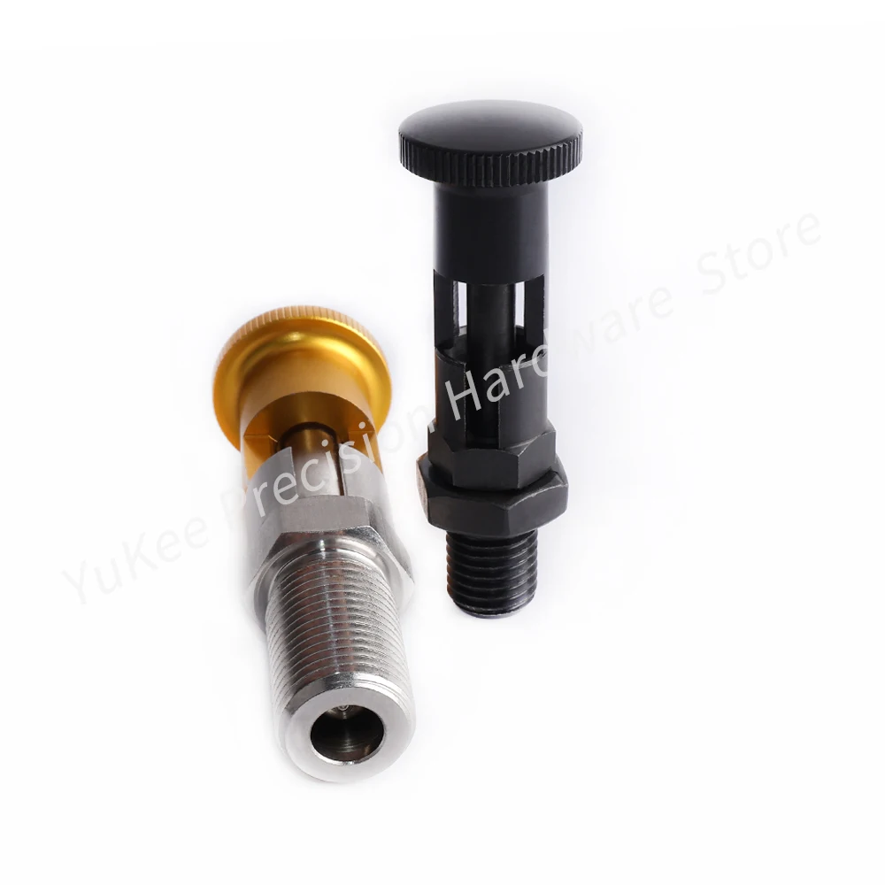 YK210 Indexing Plunger Spring Loaded Plunger Indexing Pin Self Locking Reset Ball Head Positioning Bolt With Nut