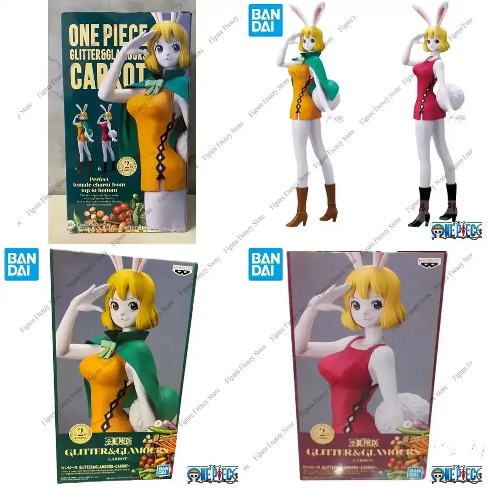 Oferta Especial em Estoque: Boneco de Ação Bandai Original Banpresto One Piece Glitter Glamours Carrot para Mol Doll, Novo na Caixa