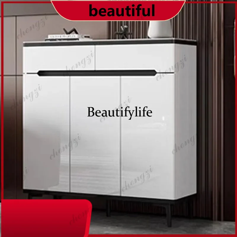 BBB European Nordic Entry Shoe Cabinet Indoor Wood Drawer Ultra Thin Shoe Cabinet Luxury Wooden Organizador De