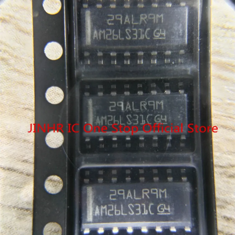 New 10PCS AM26LS31CDR AM26LS31C AM26LS31, SOIC-16, Four differential line driver