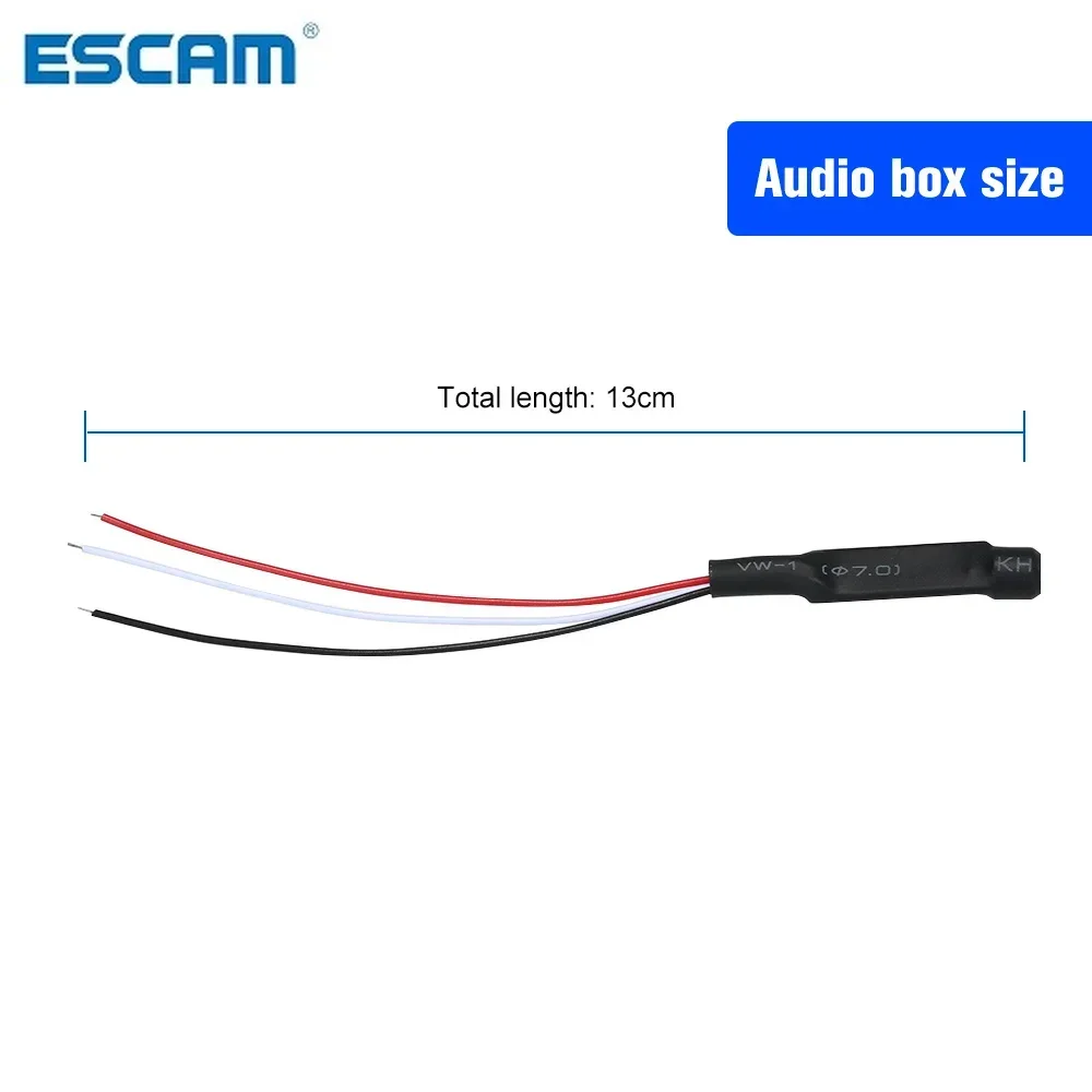 Mini Super Microphone Sound Monitor Audio Pickup CCTV Camera Audio Security Listening for Camera