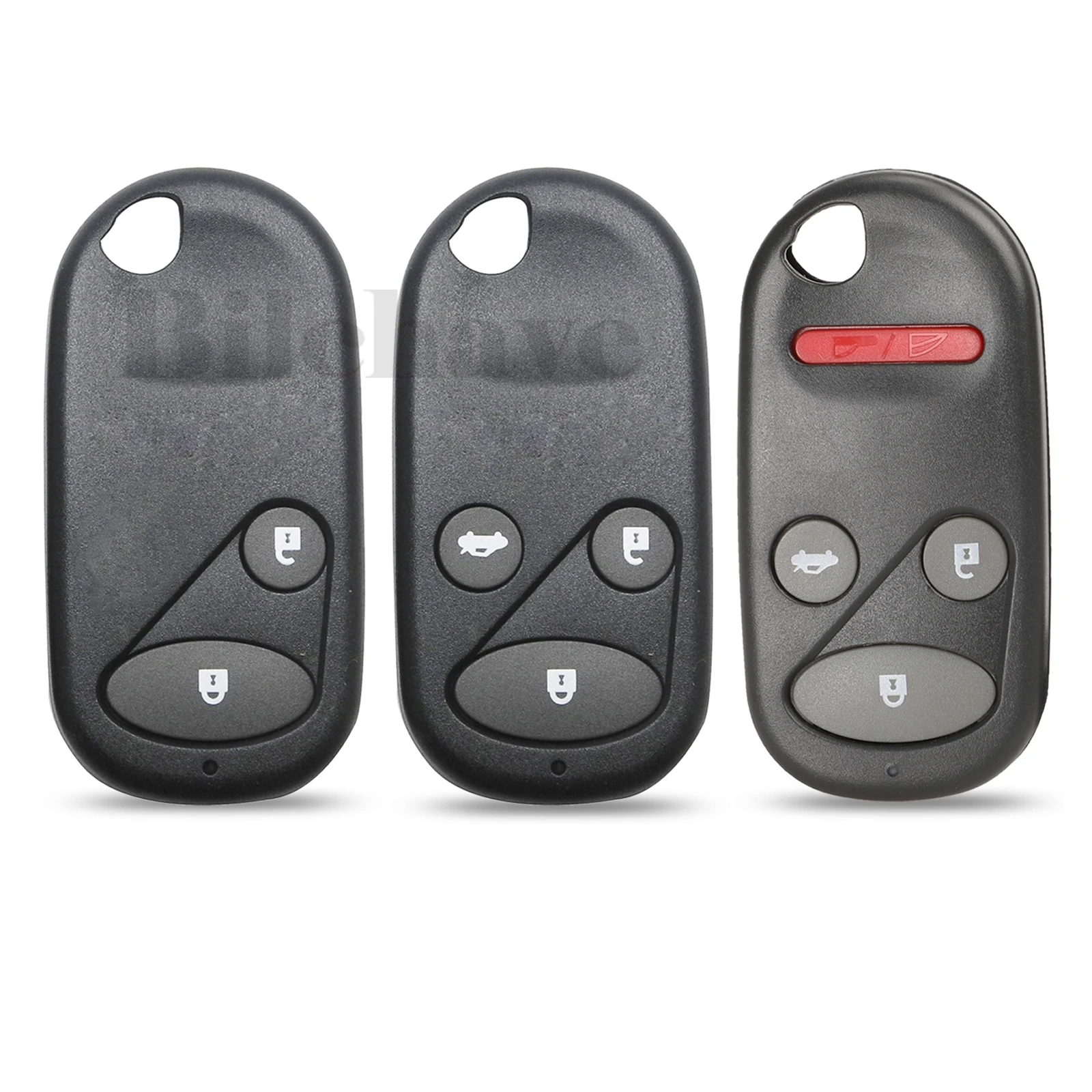 

Bilchave 10pcs 2/3/4 Buttons Remote Car Key Shell For Honda Accord Jazz Fit CRV S2000 Civic Odyssey Key Case Replacement