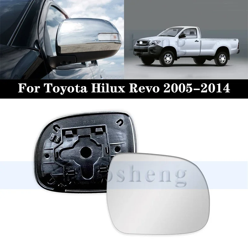 

Rearview Mirror Lens Glass For Toyota Hilux Revo 2005-2015 Car Exterior Rearview Mirror Reversing Mirror Accessories