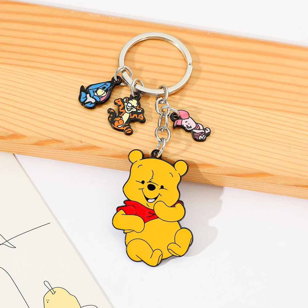 لطيف الكرتون ديزني ويني ذا بوه مفتاح قلادة لعبة ملحق لهدايا عيد الميلاد وعيد الميلاد #6