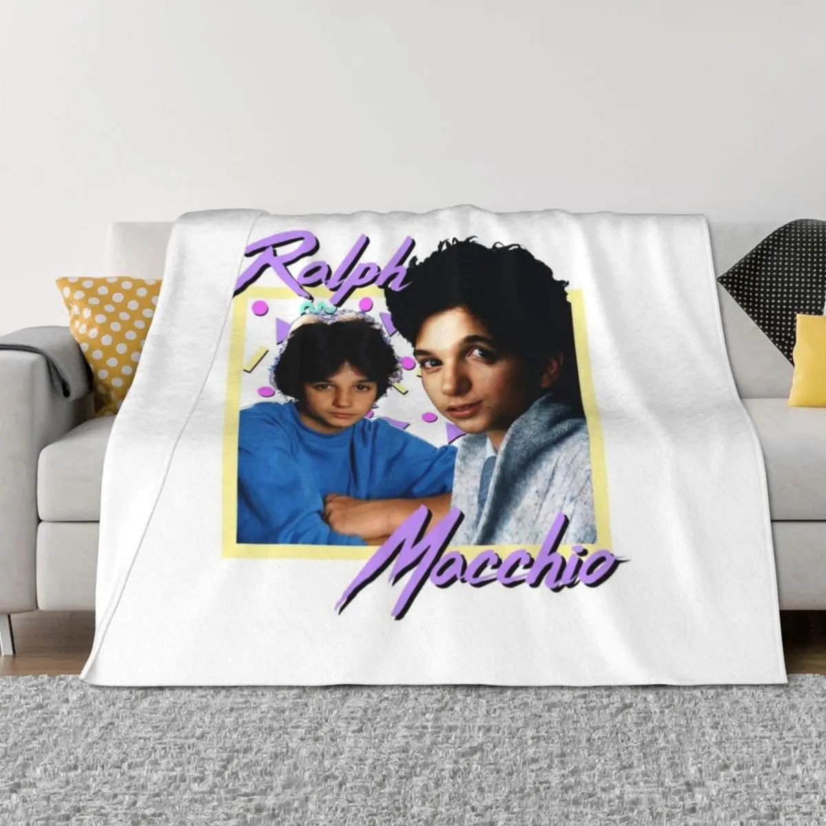 

80s Ralph Macchio Throw Blanket Cute Decorative Sofas Kid'S Hair Blankets