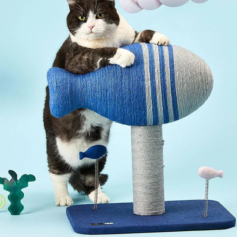 

Flying fish cat climbing frame cloud tree cat frame scratching post lying frame climbing post jumping platform toys