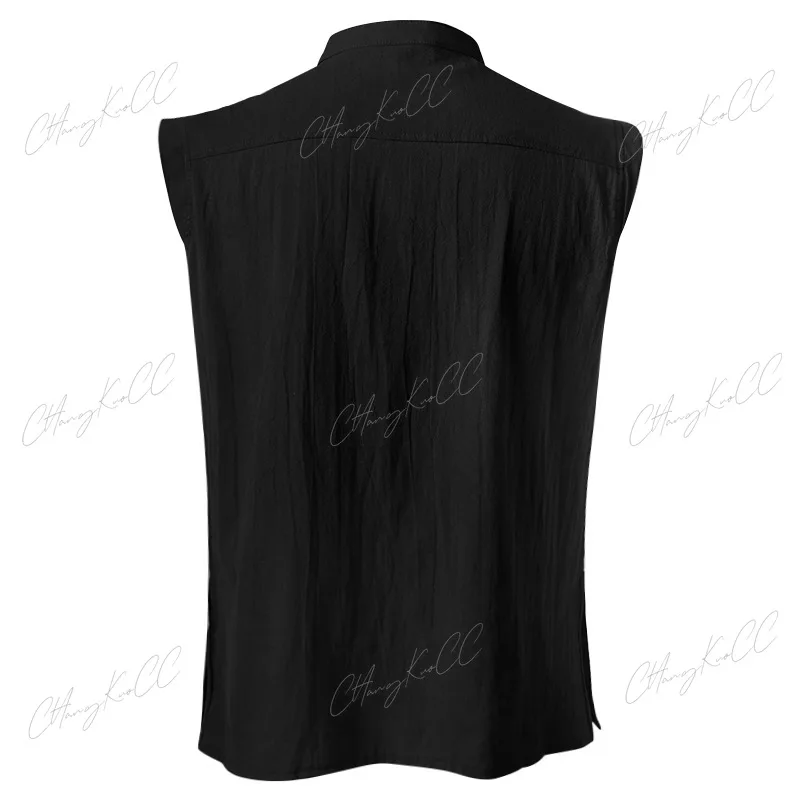 Chemise sans manches gothique médiévale pour hommes, haut barbare, t-shirt Halloween, Renaissance, Viking, Steampunk, Celtic, 7.5 ate