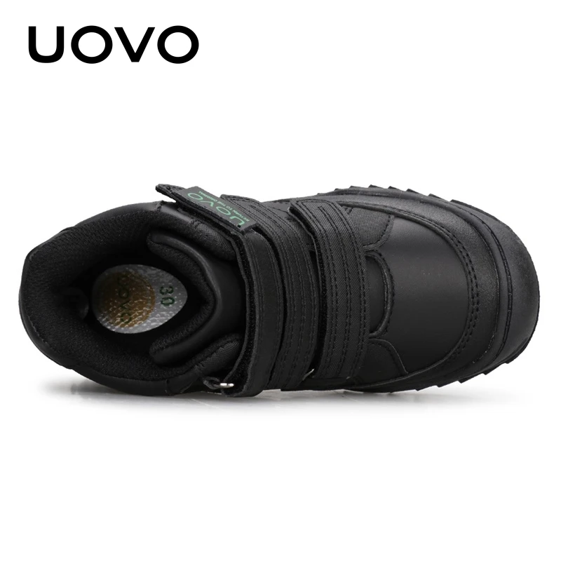2026 UOVO New Arrival Mid-Calf Hiking Fashion Kids Sport Shoes Brand Outdoor Children Casual Sneakers For Boys Size #26-36