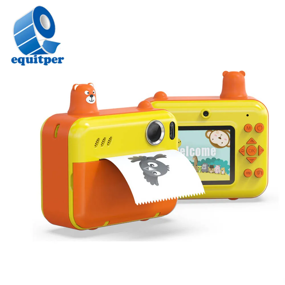 

Instant Printing Camera HD Thermal 2 Camera Cartoon Children's Camera Photo Printing Camera Mini Printer For Phone