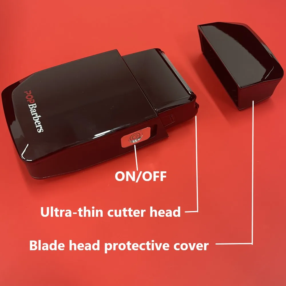 มืออาชีพ9000RPM Pop ช่างตัดผม P600น้ำมันหัว Clippers Golden Oil Gradient Push มีดโกนหนวดไฟฟ้า Trimmer