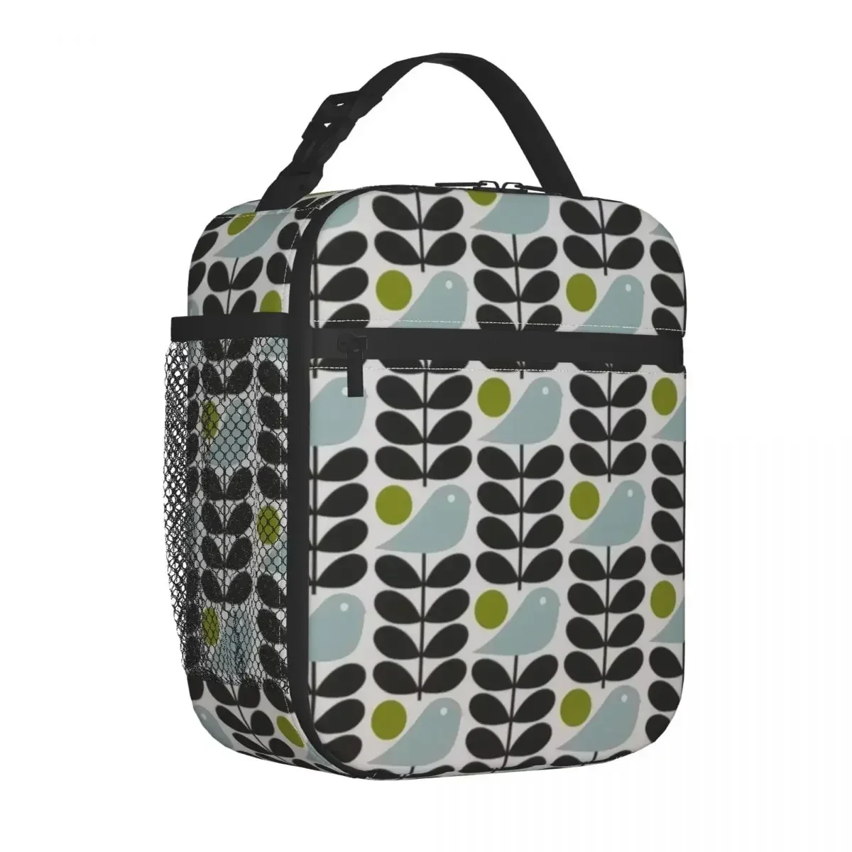 

Abstract Multi Stem Bird - Orla Kiely Thermal Insulated Lunch Bag for School Portable Lunch Container Thermal Cooler Food Box