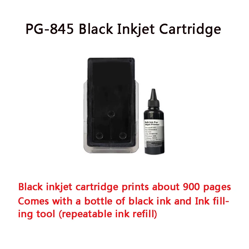 High Quality PG-845 PG-846 Inkjet Cartridge For Canon MG 3080 2580S TS 3180 3480 3380 308 TR4580 Modification of Large Capacity