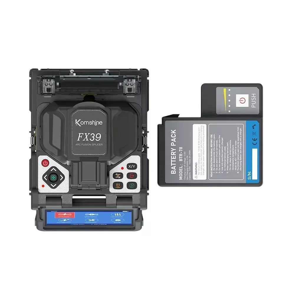 Best sell Optical Fiber Fusion Splicer Komshine Classic FX39 Core Alignment Six Motors Welding Machine Empalmadora de fibra