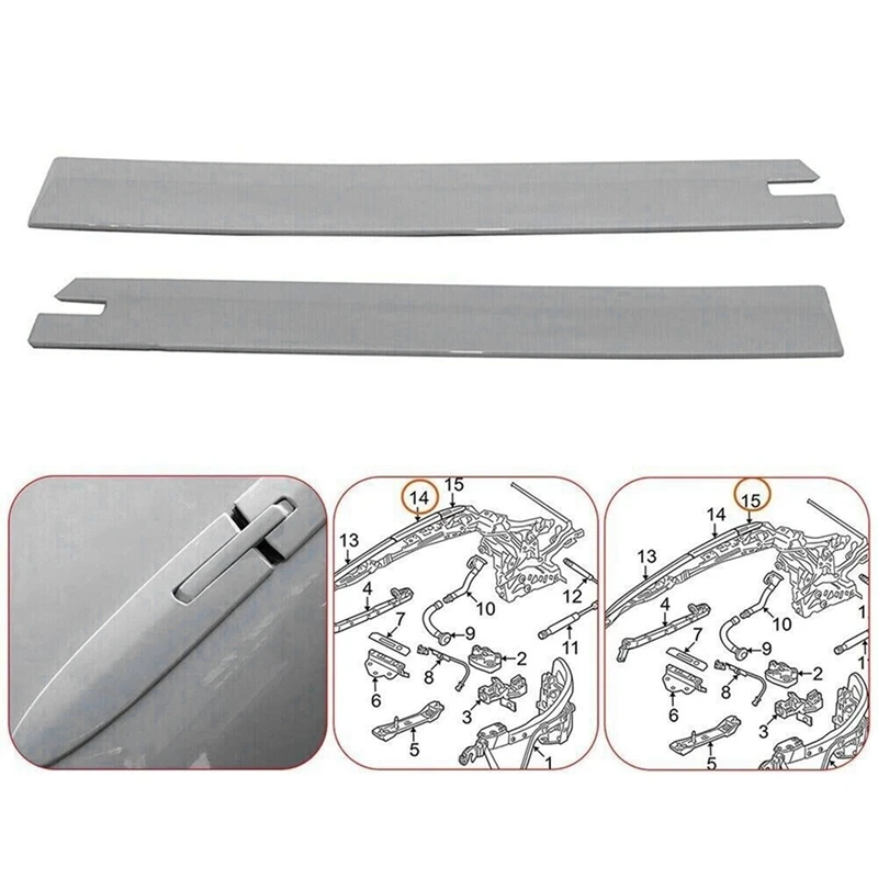 Car Roof Top Hinge Cover Left Right Clips Parts For BMW E93 335I 430I M4 F83 54377184037 54377184038