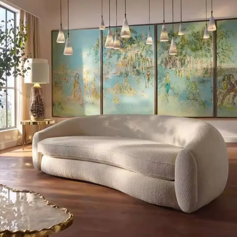 White Modern Style Living Room Sofas Sale Pliable Designer Single Living Room Sofas Minimalist Divano Soggiorno Furniture Home
