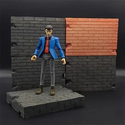 1/12 Soldier Scene Accessories Wall Tile Background Platform Model Toy Fit 6'' Action Figure In Stock