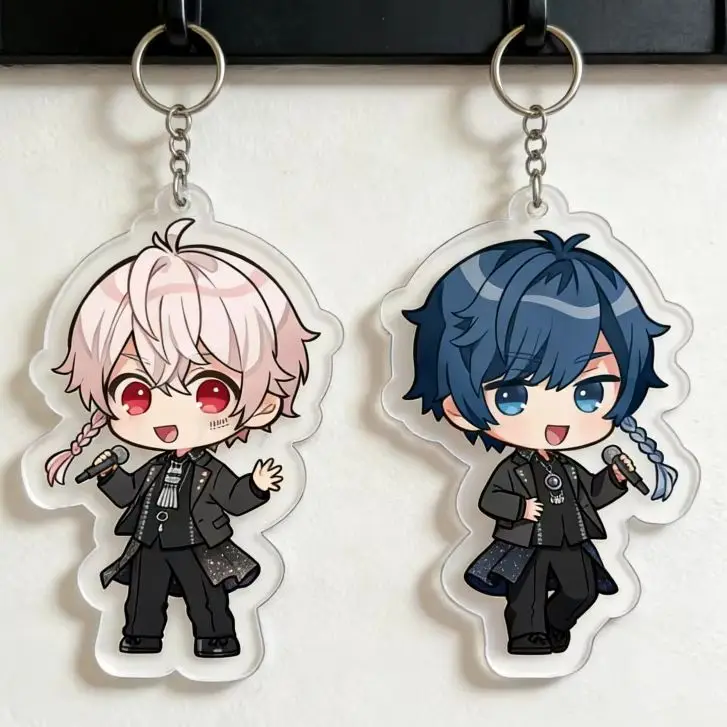 Anime After the Rain Anime Characters Mafumafu Soraru Acrylic Pendant Keychains Bag Decorations Souvenir Display