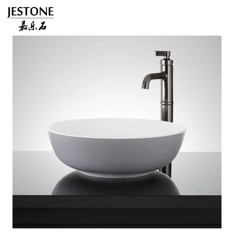 Excellent Quality Factory Low Price Hot Selling Artificial Stone Factory Low Price Unique Bathroom Sinks