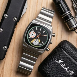 CILOA Men Square quartz new in men's watch Man watches for man high quality waterproof automatic movement mechanical male gift